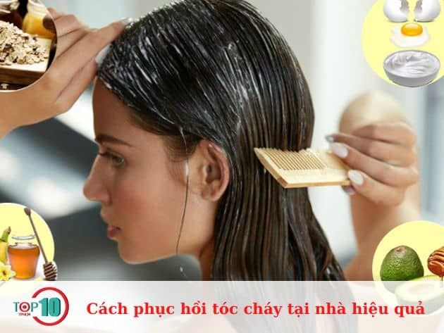 Cách phục hồi tóc bị cháy ngay tại nhà hiệu quả