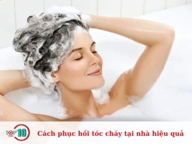 Các phương pháp phục hồi tóc cháy hiệu quả tại nhà