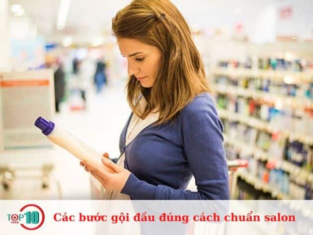 Các bước gội đầu đúng chuẩn salon