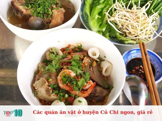 Những quán ăn vặt ngon và giá rẻ ở huyện Củ Chi