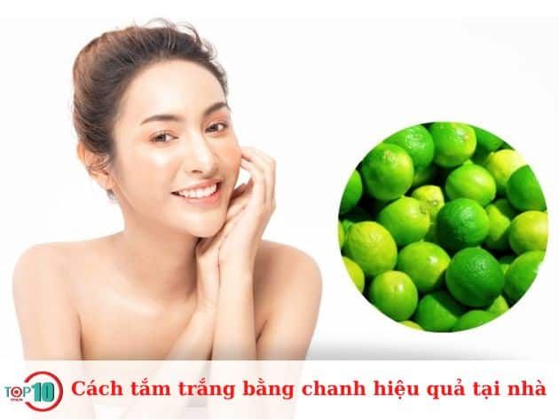 Phương pháp tắm trắng bằng chanh hiệu quả tại nhà