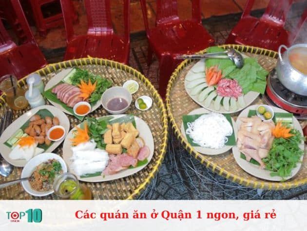 Các quán ăn ngon và giá rẻ tại Quận 1