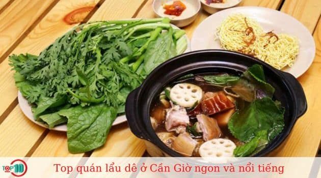 Các quán lẩu dê ở Cần Giờ