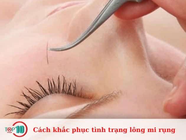 Phương pháp khắc phục tình trạng lông mi rụng