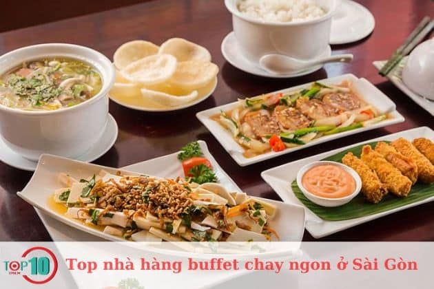 Vừng buffet chay & Thiền Trà