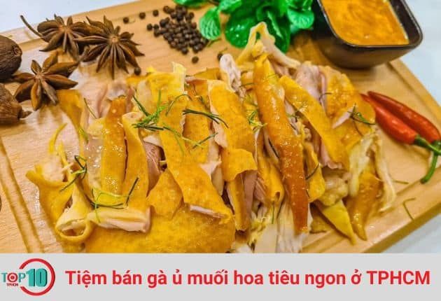 Gà Ủ Muối Nguyên Con Bác 2 Voi