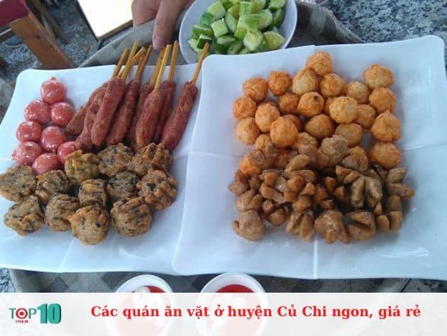 Những quán ăn vặt tuyệt vời và giá hợp lý tại huyện Củ Chi