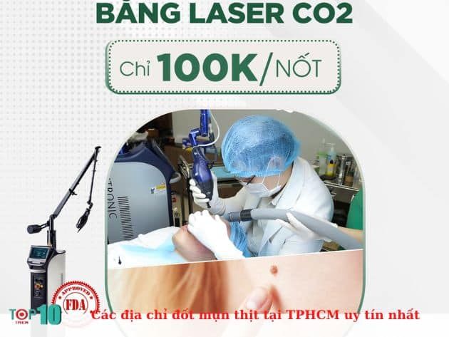 Danh sách các cơ sở đốt mụn thịt uy tín tại TPHCM