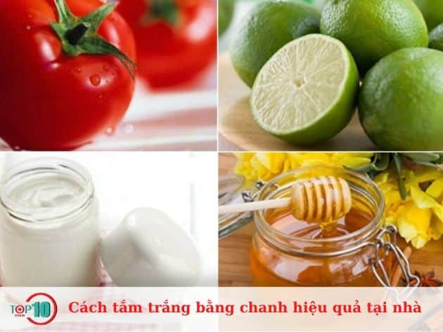 Phương pháp tắm trắng bằng chanh hiệu quả tại nhà