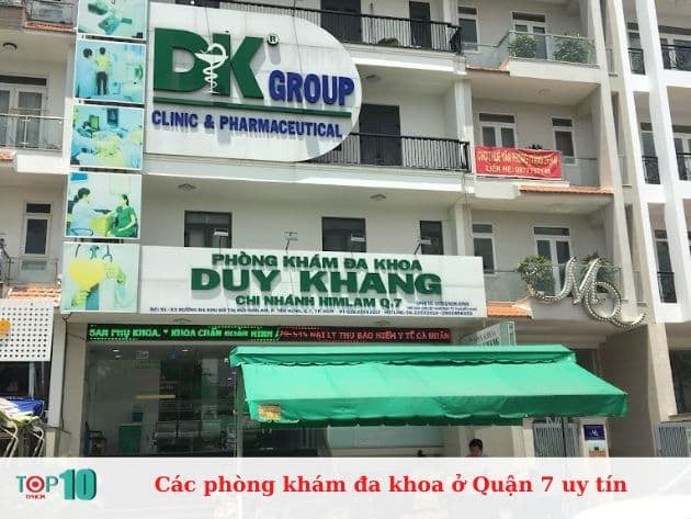 Danh sách các phòng khám đa khoa uy tín tại Quận 7