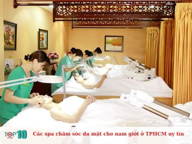 Danh sách các spa chăm sóc da mặt cho nam uy tín tại TPHCM