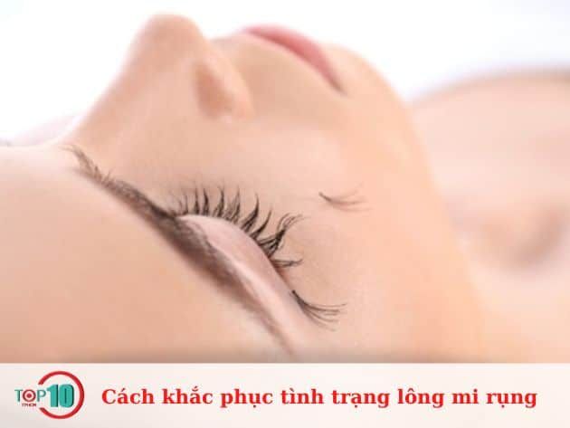 Phương pháp xử lý tình trạng lông mi rụng