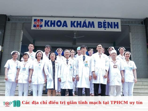 Danh sách các cơ sở điều trị giãn tĩnh mạch uy tín tại TPHCM