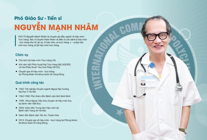 Hình ảnh của PGS. TS. BS Nguyễn Mạnh Nhâm 1