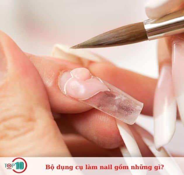 Bột Acrylic và gel đắp móng