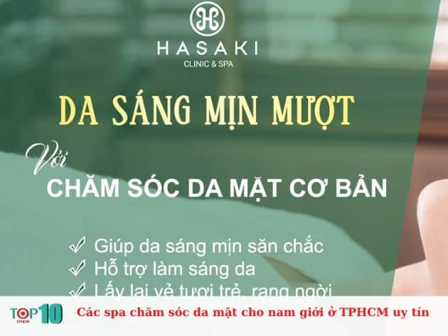 Các spa uy tín tại TPHCM chuyên chăm sóc da mặt cho nam giới