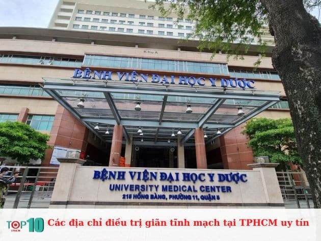 Các cơ sở uy tín điều trị giãn tĩnh mạch tại TPHCM