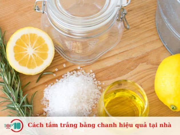 Phương pháp tắm trắng với chanh tại nhà đạt hiệu quả cao