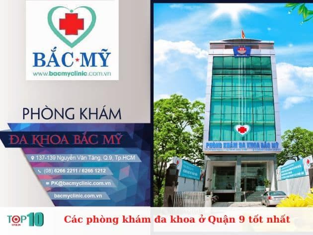 Danh sách các phòng khám đa khoa tốt nhất tại Quận 9