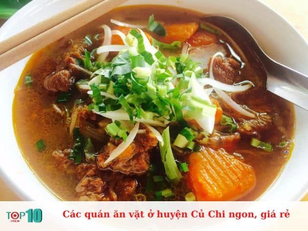 Những quán ăn vặt ngon và giá rẻ ở huyện Củ Chi