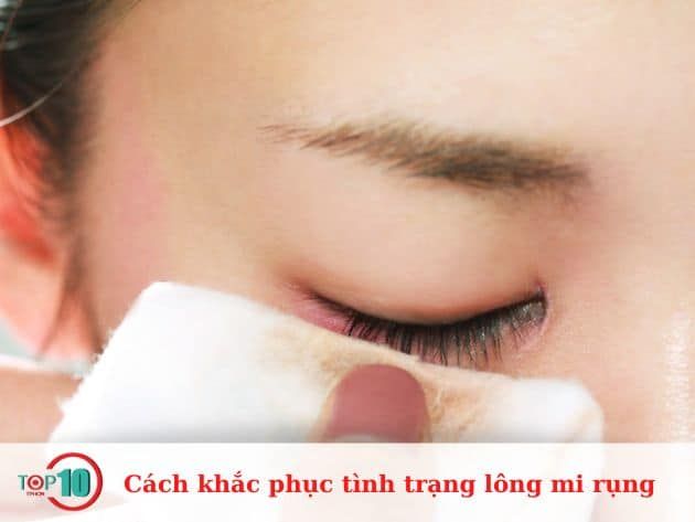 Giải pháp cho tình trạng lông mi rụng