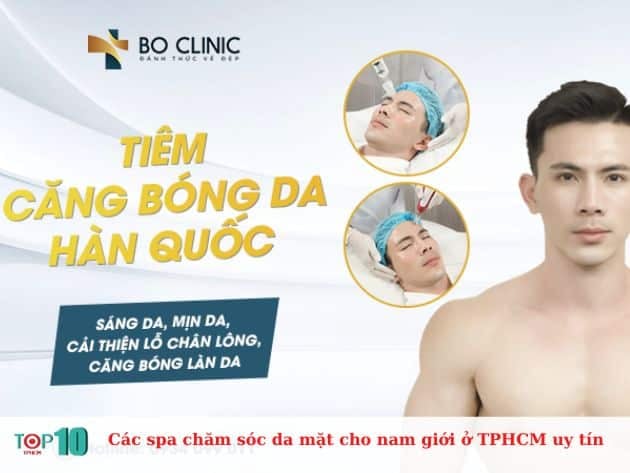 Các spa uy tín tại TPHCM chuyên chăm sóc da mặt cho nam giới