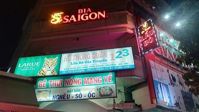 Lẩu bò bê thui gia truyền 123