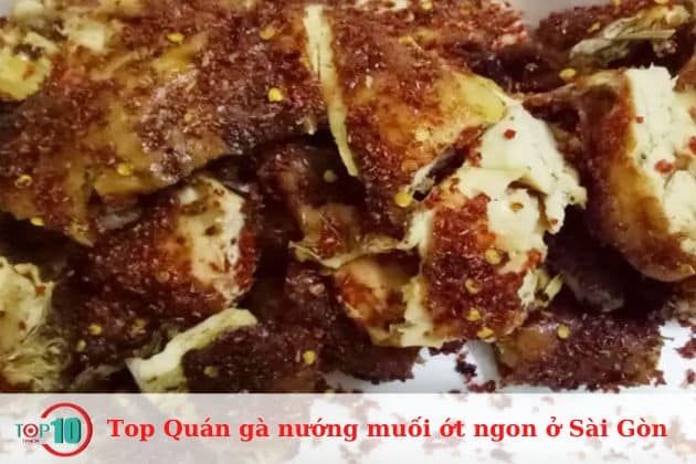 Gà nướng muối ớt tại Anh Lâm