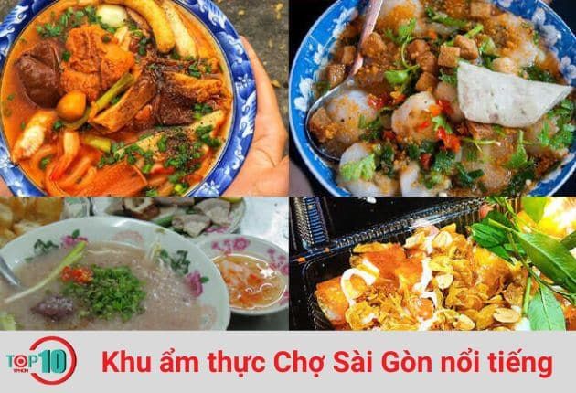 Chợ Bến Thành tọa lạc ngay trung tâm thành phố