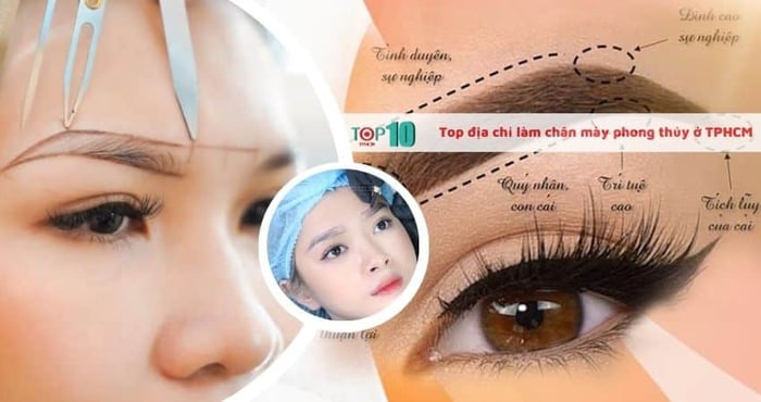 Những Địa Chỉ Nổi Bật Làm Chân Mày Phong Thủy Tại TPHCM