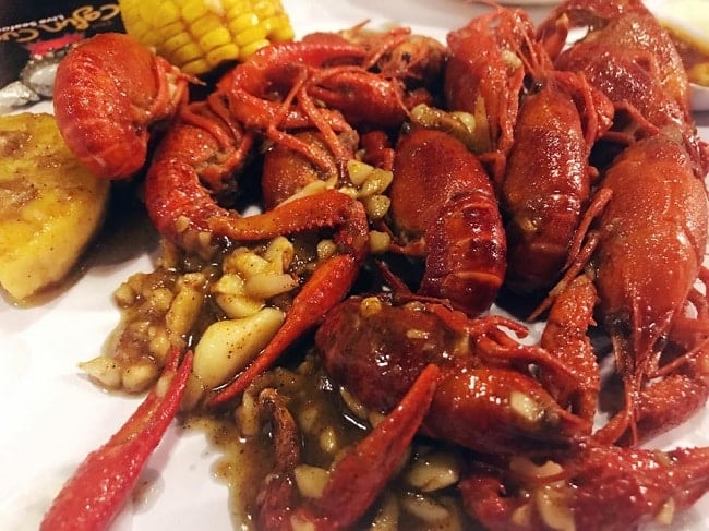 Crawfish tại Cajun Cua