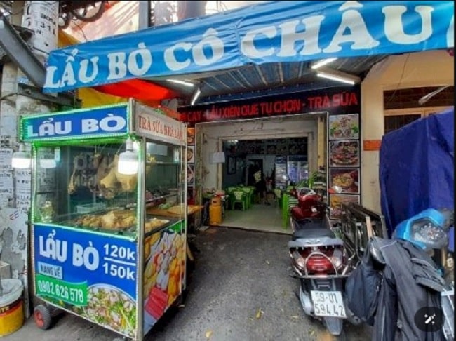 Quán Lẩu bò Cô Châu