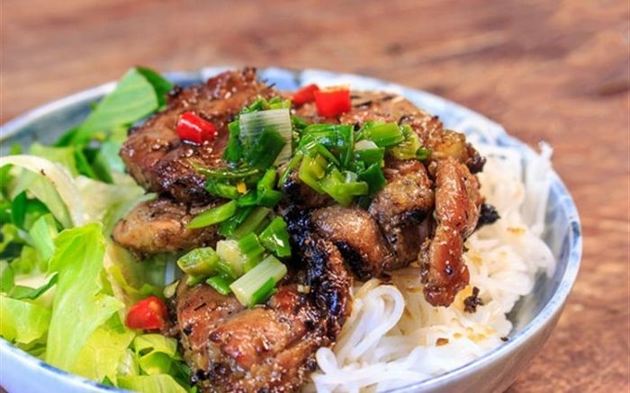 top quán bún thịt nướng Đà Nẵng