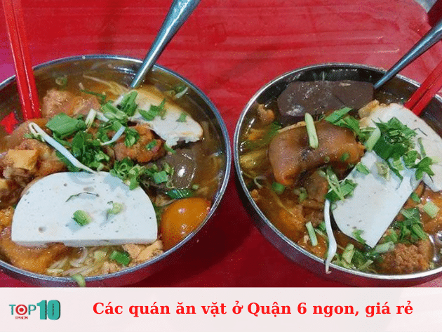 Những quán ăn vặt ngon và giá cả phải chăng ở Quận 6