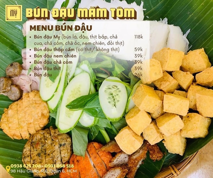 Bún đậu mắm tôm MỴ