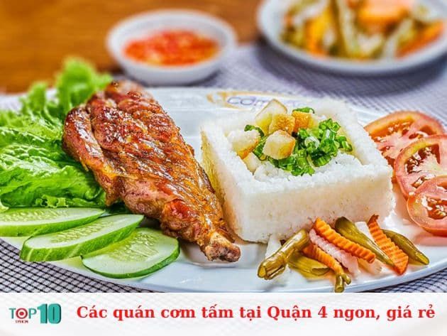 Những quán cơm tấm tại Quận 4 vừa ngon vừa giá hợp lý