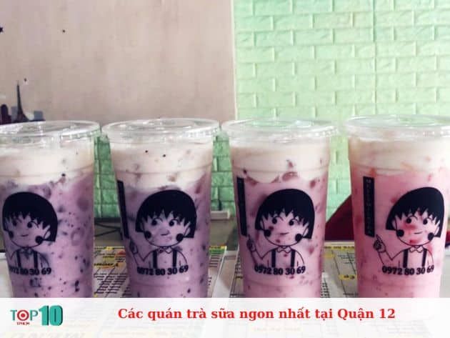 Những quán trà sữa hàng đầu ở Quận 12