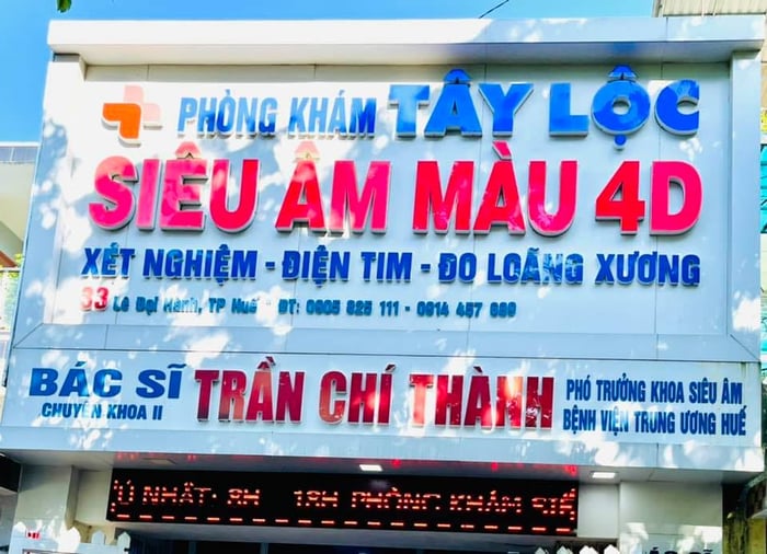 Hình ảnh tại Phòng khám Tây Lộc siêu âm màu 4D