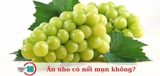 Những nhóm người cần chú ý khi ăn nho