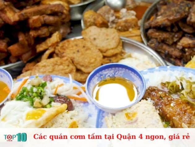 Danh sách các quán cơm tấm ngon và giá cả phải chăng ở Quận 4