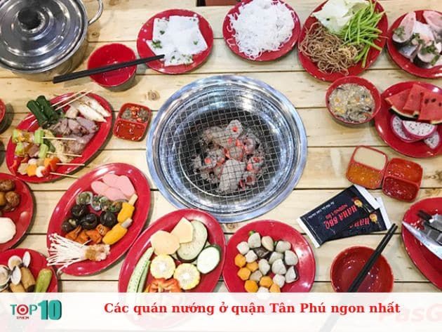 Các quán nướng nổi bật tại quận Tân Phú