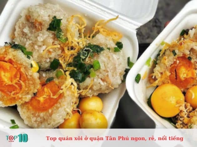 Quán xôi gà trứng muối Cô Vân