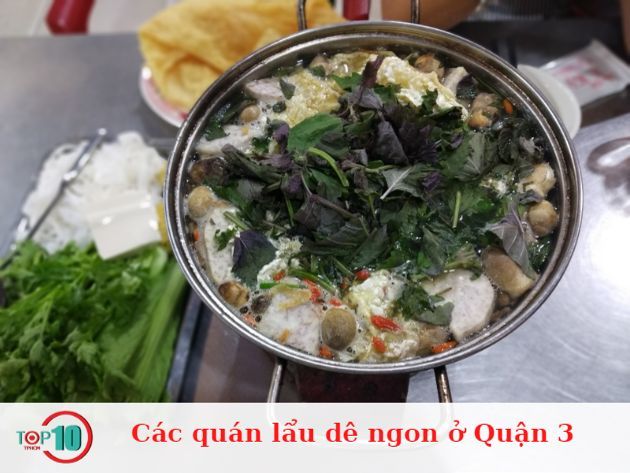 Danh sách các quán lẩu dê ngon tại Quận 3