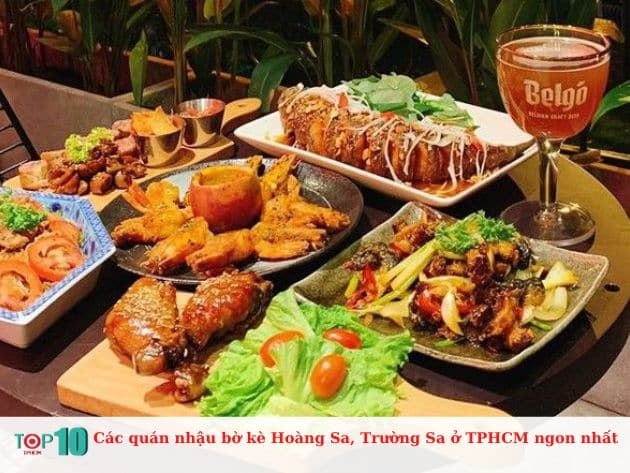 Các quán nhậu bờ kè Hoàng Sa, Trường Sa ở TPHCM nổi bật nhất