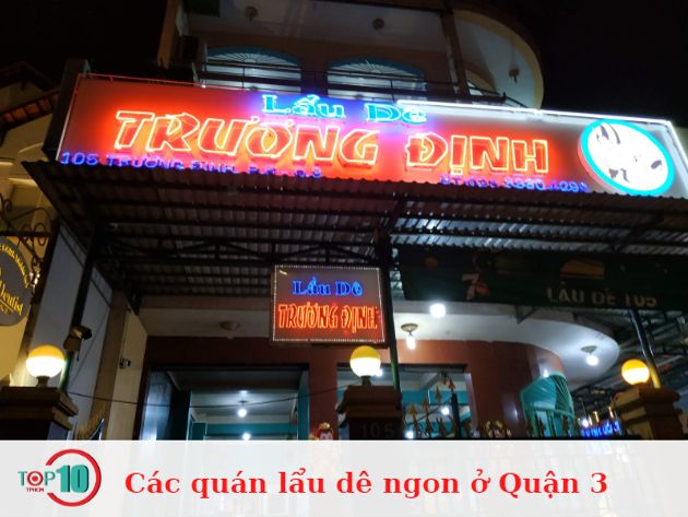 Danh sách các quán lẩu dê ngon ở Quận 3