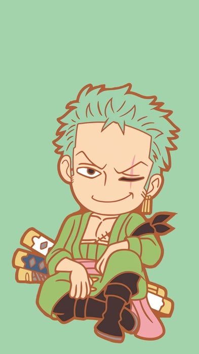 Hình Nền Chibi Zoro Cute