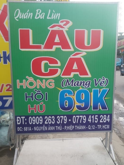 Lẩu cá 69k Ba Lùn