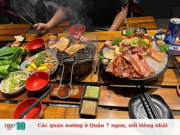 Những quán nướng ngon và nổi bật nhất ở Quận 7