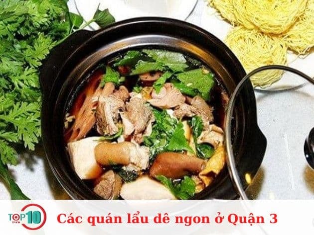 Danh sách các quán lẩu dê ngon tại Quận 3