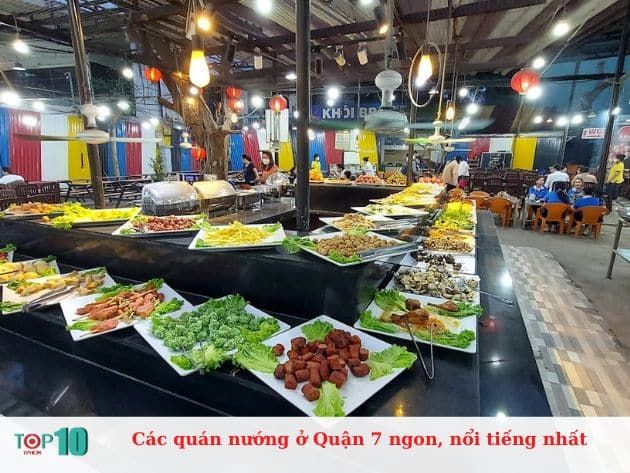 Những quán nướng ngon và nổi bật nhất ở Quận 7